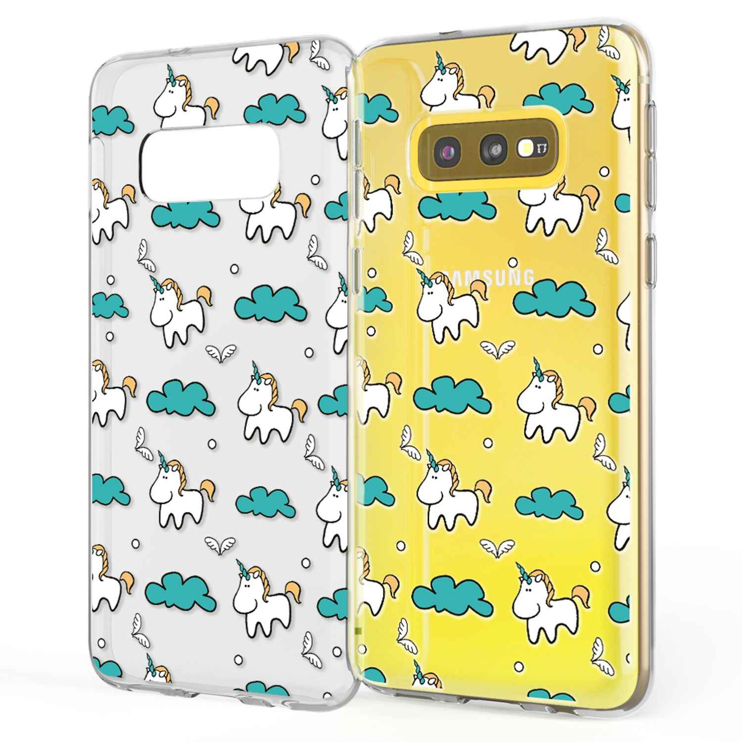 NALIA Handyhülle kompatibel mit Samsung Galaxy S10e, Slim Motiv Case Cover Etui