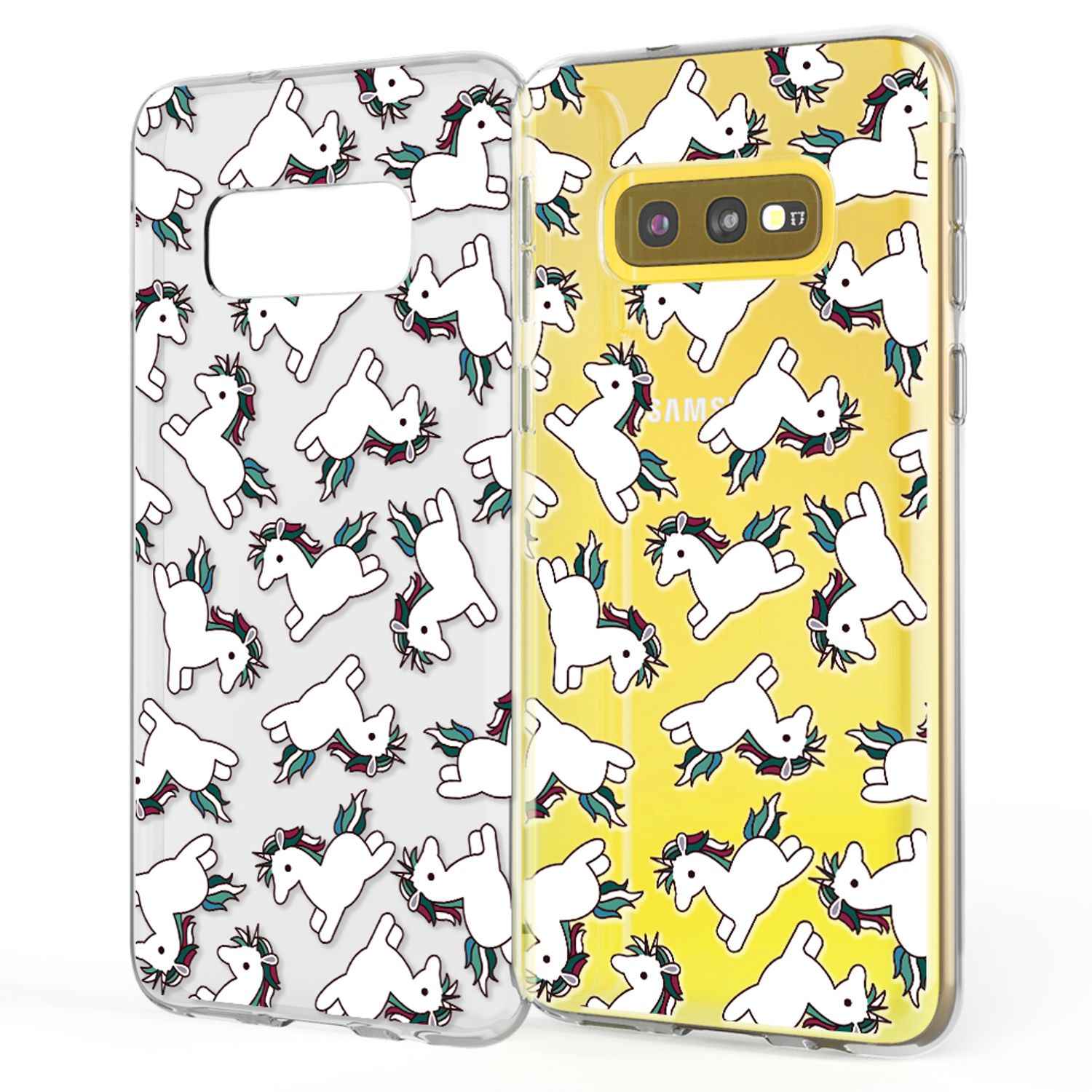 NALIA Handyhülle kompatibel mit Samsung Galaxy S10e, Slim Motiv Case Cover Etui