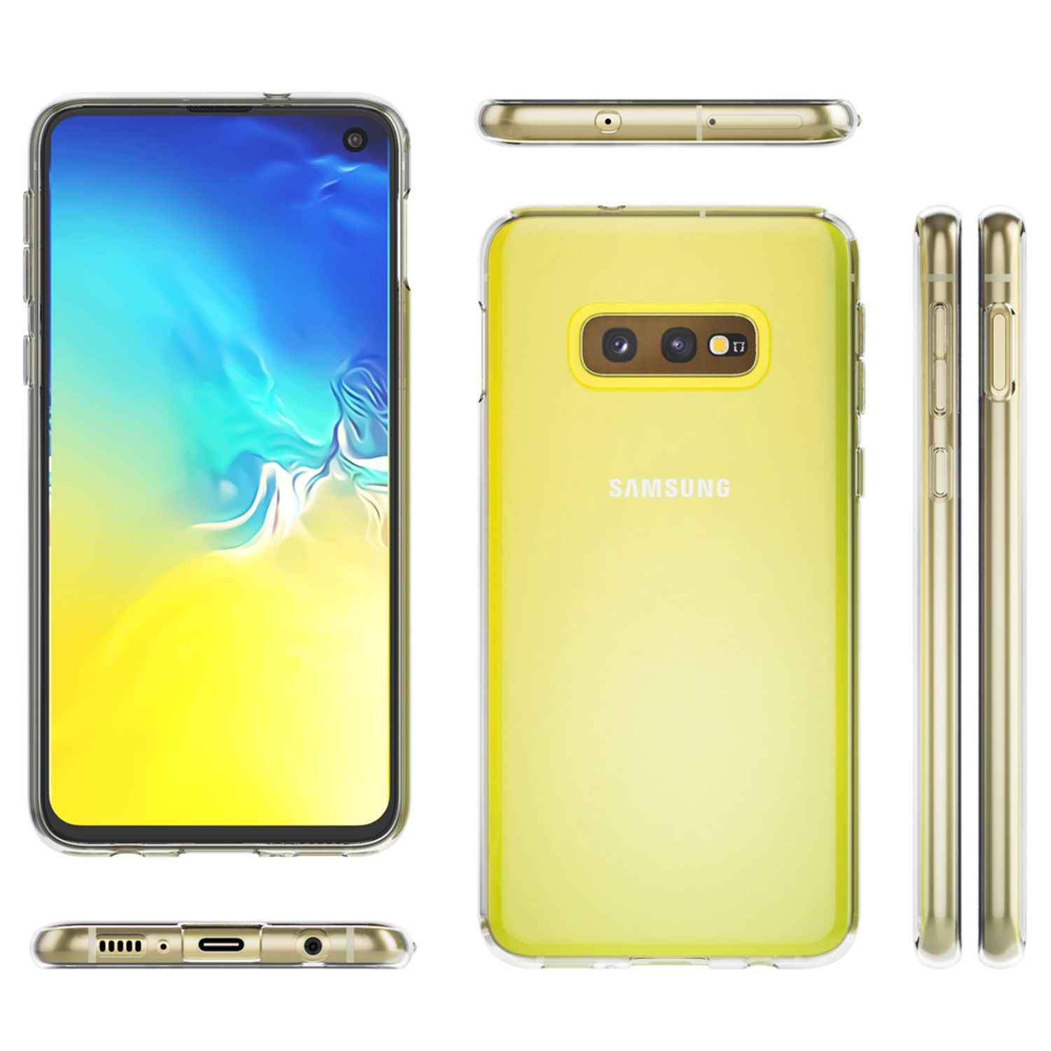 NALIA Handyhülle kompatibel mit Samsung Galaxy S10e, Slim Motiv Case Cover Etui