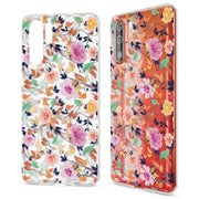 NALIA Hülle für Huawei P30 Pro, Motiv Handyhülle Slim Silikon Case Crystal Cover