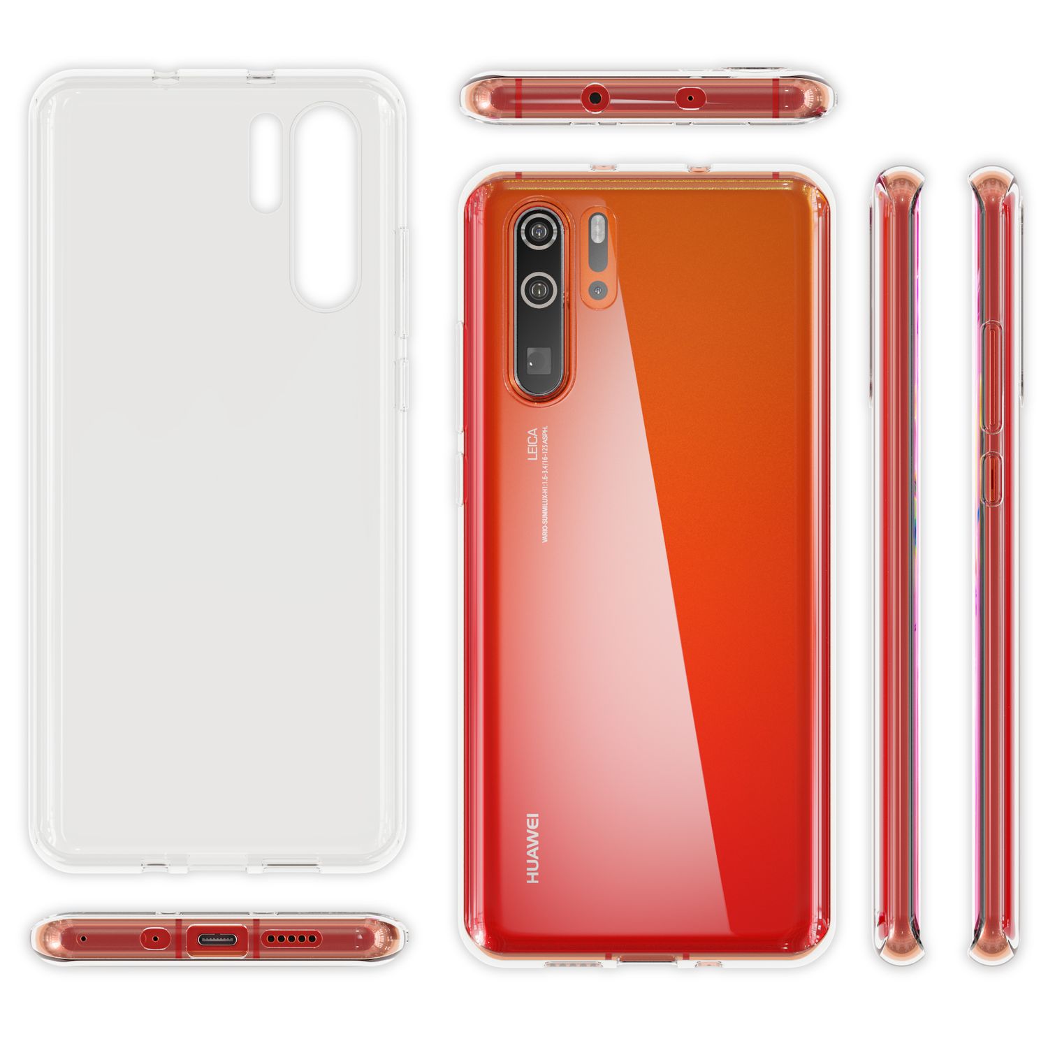 Handyhülle für Huawei P30 Pro TPU Silikon Slim Case mehrfarbig | NALIA Berlin