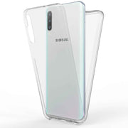 NALIA Handy Hülle für Samsung Galaxy A70, 360 Grad Cover Slim Tasche Bumper Etui
