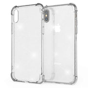 NALIA Glitzer Handy Hülle für iPhone XS Max, Schutz Case Cover Phone Bumper Etui