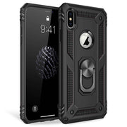 NALIA Ring Handy Hülle für iPhone X XS, 360 Grad Schutz Case Cover Tasche Etui