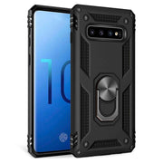 NALIA Ring Handy Hülle für Samsung Galaxy S10 Plus, 360 Grad Schutz Case Cover