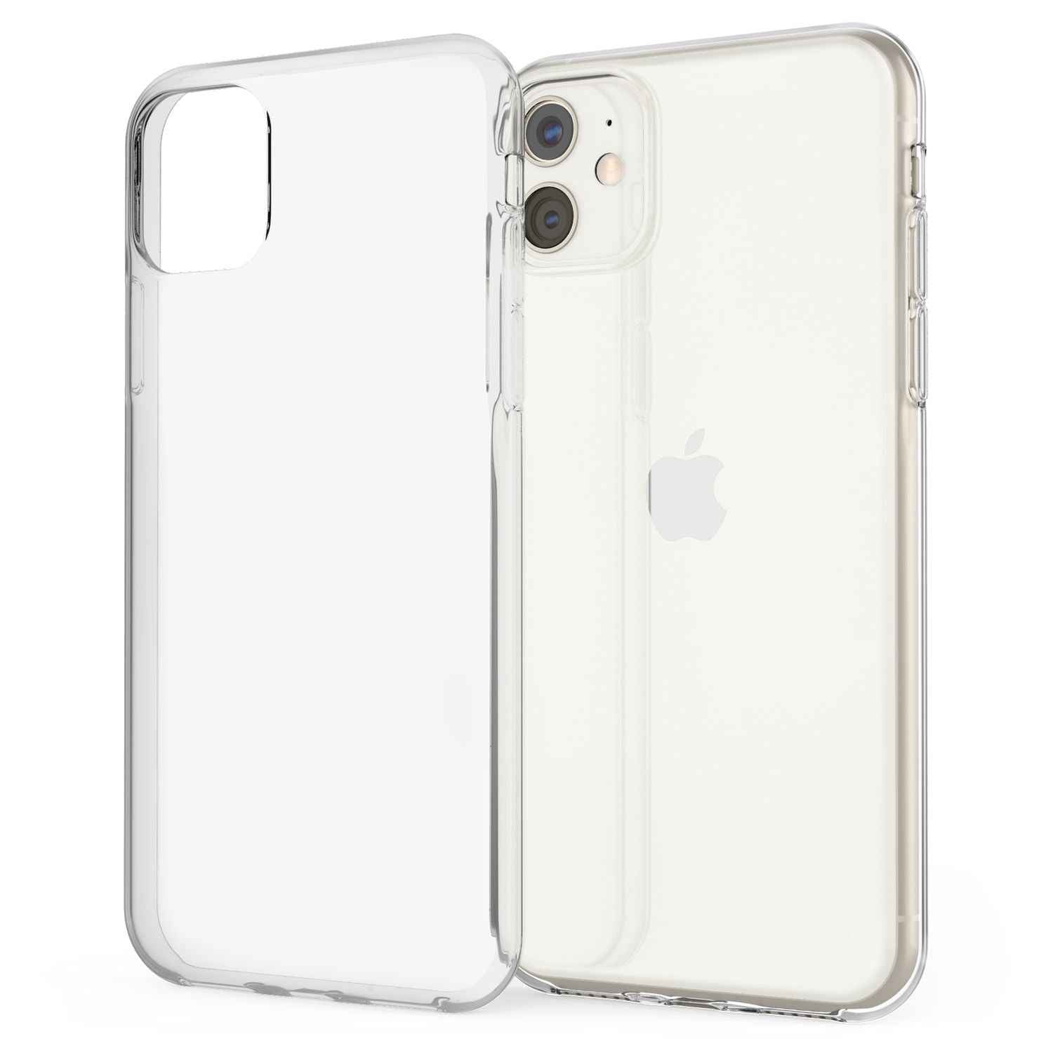 NALIA Handyhülle für Apple iPhone 11 Hülle, Durchsichtige Silikon Schutzhülle