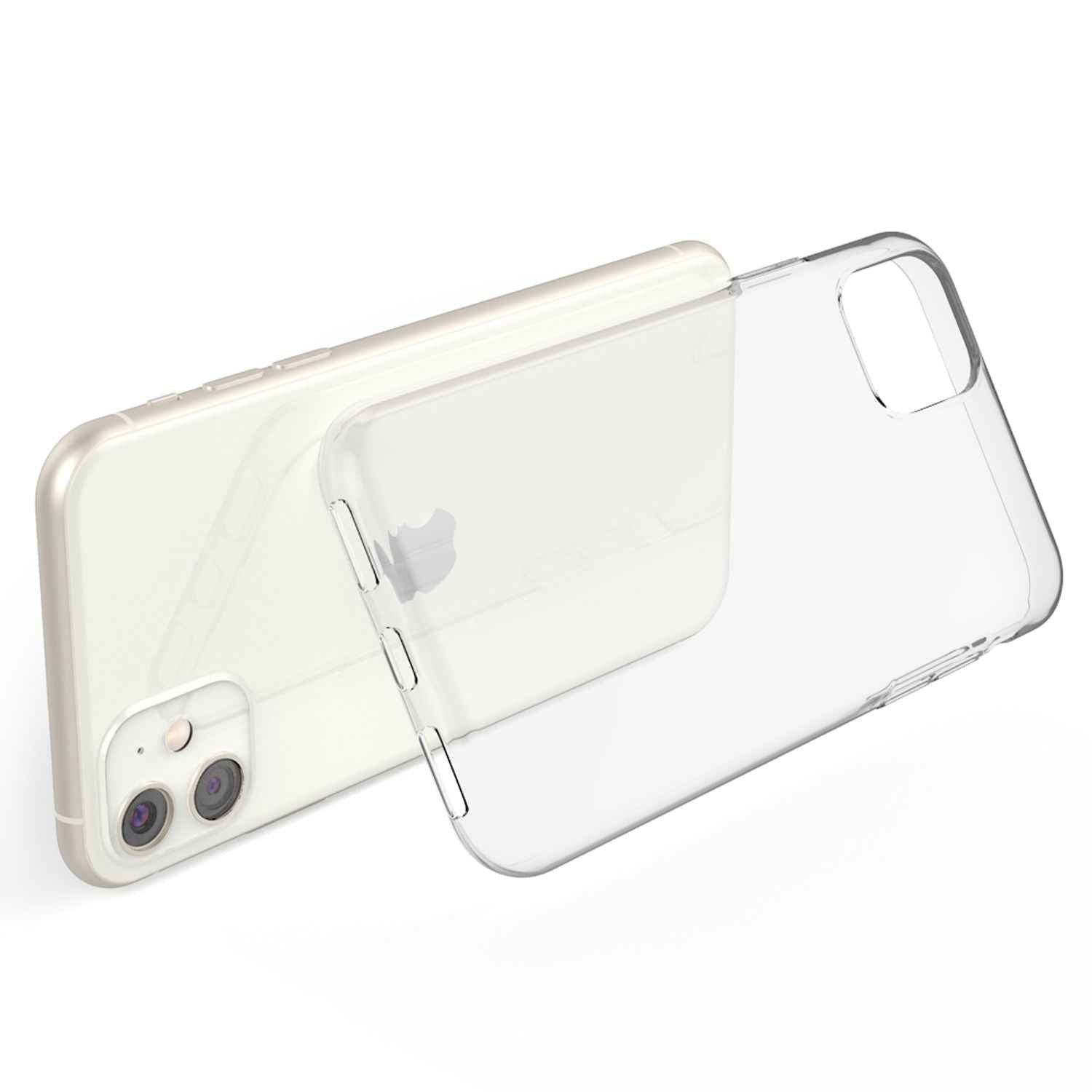 NALIA Handyhülle für Apple iPhone 11 Hülle, Durchsichtige Silikon Schutzhülle