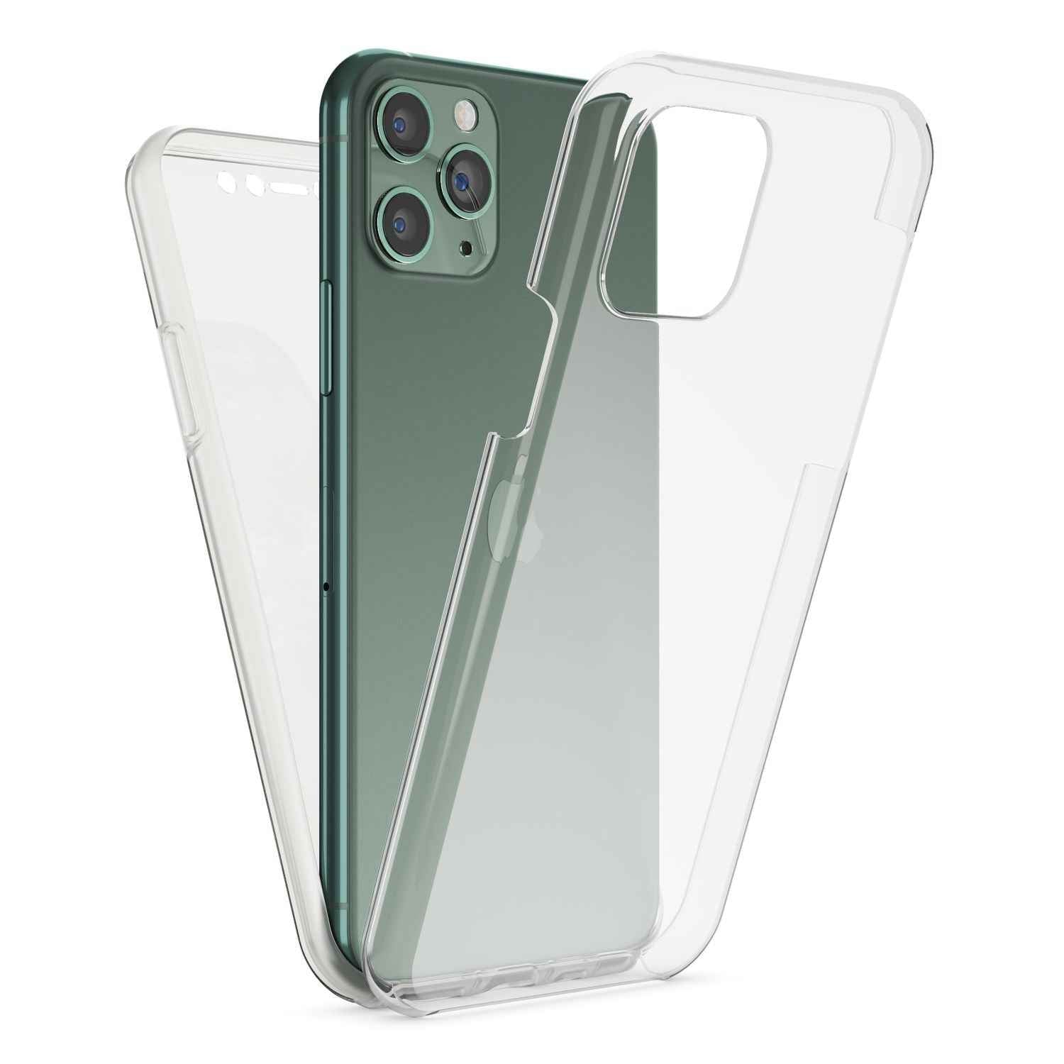 NALIA Handy Hülle für iPhone 11 Pro, Full-Cover TPU  Schutz Case Cover Bumper