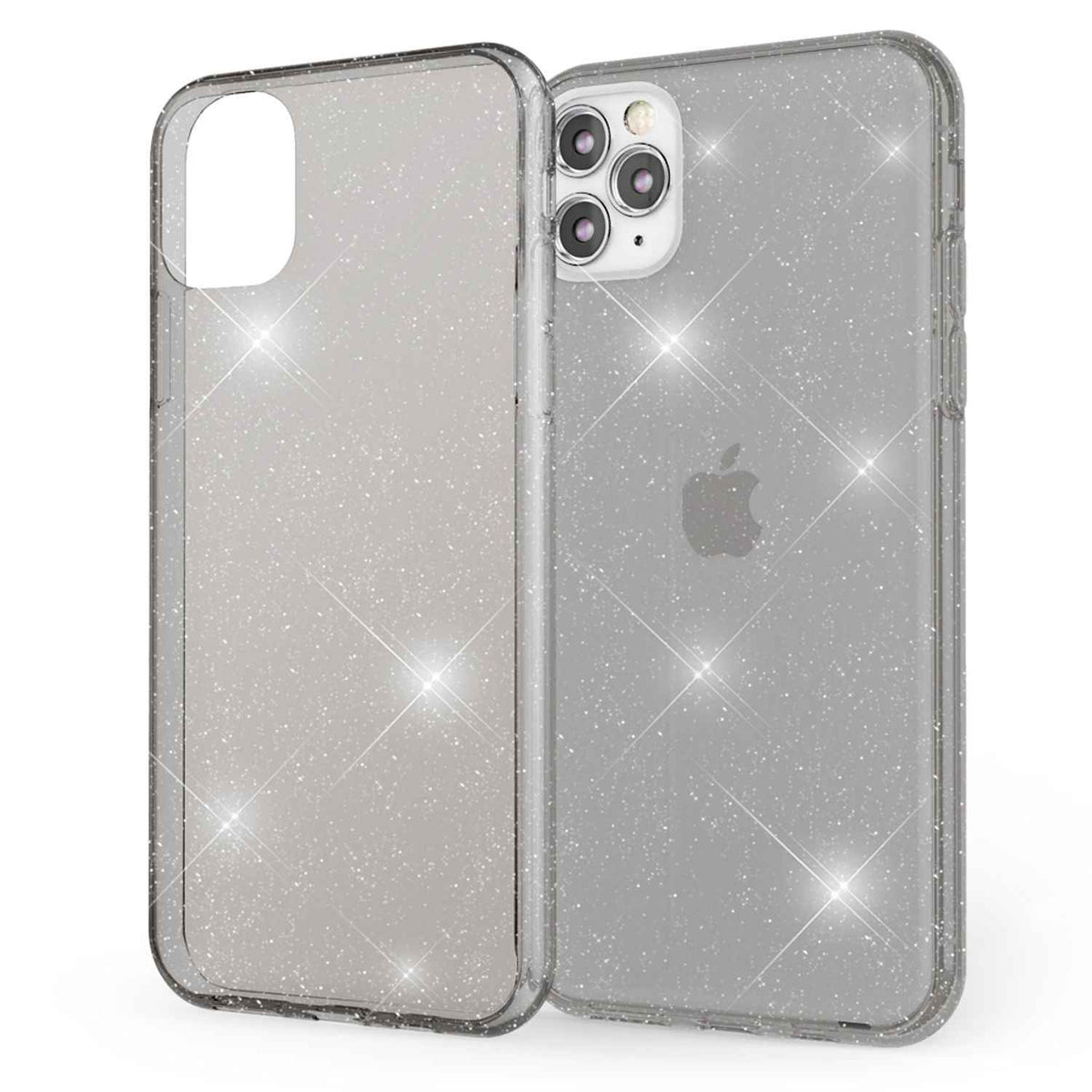 NALIA Glitzer Handy Hülle für iPhone 11 Pro Max, Schutz Case Cover Tasche Bumper