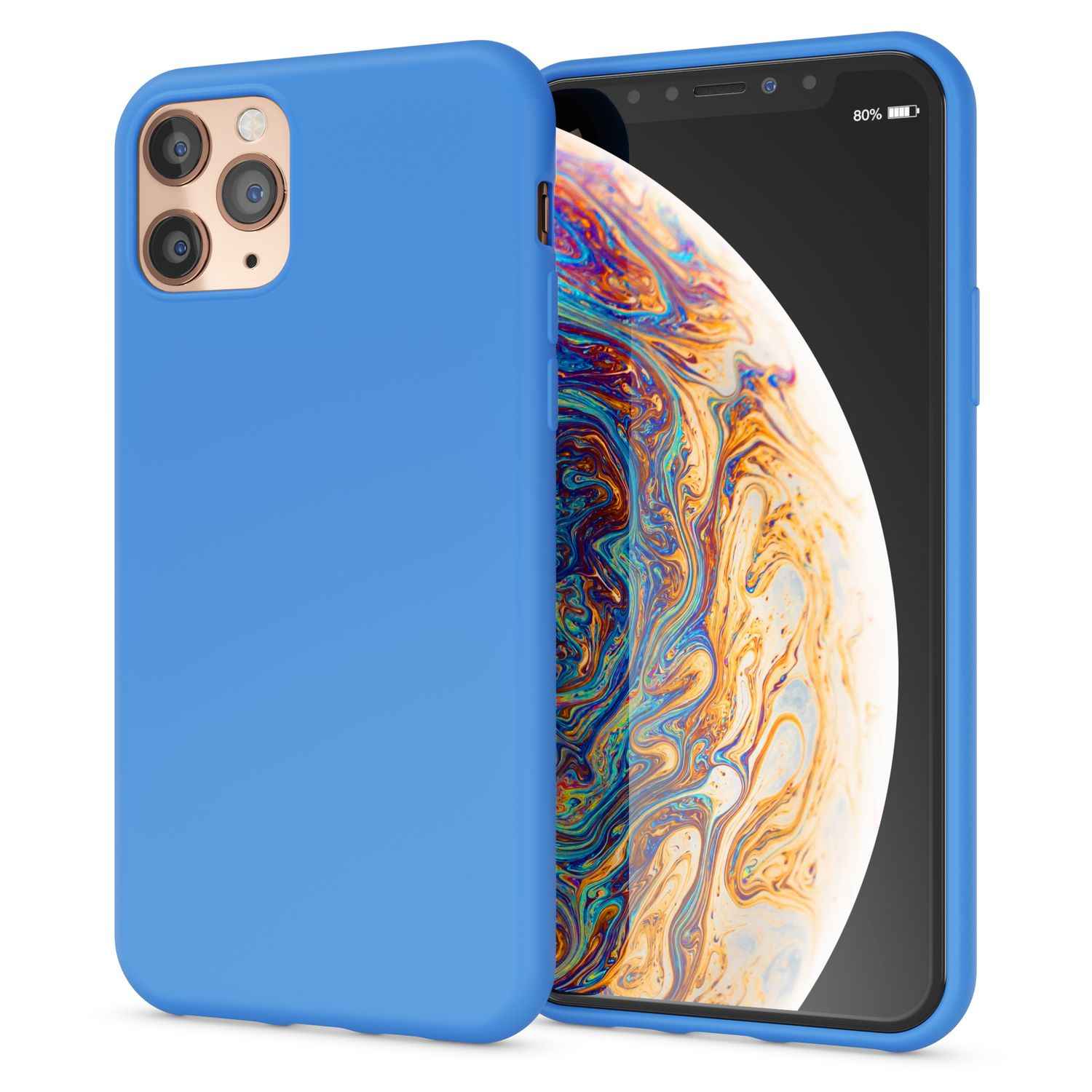 NALIA Neon Handy Hülle für iPhone 11 Pro Max, Soft case Silikon Bumper Cover