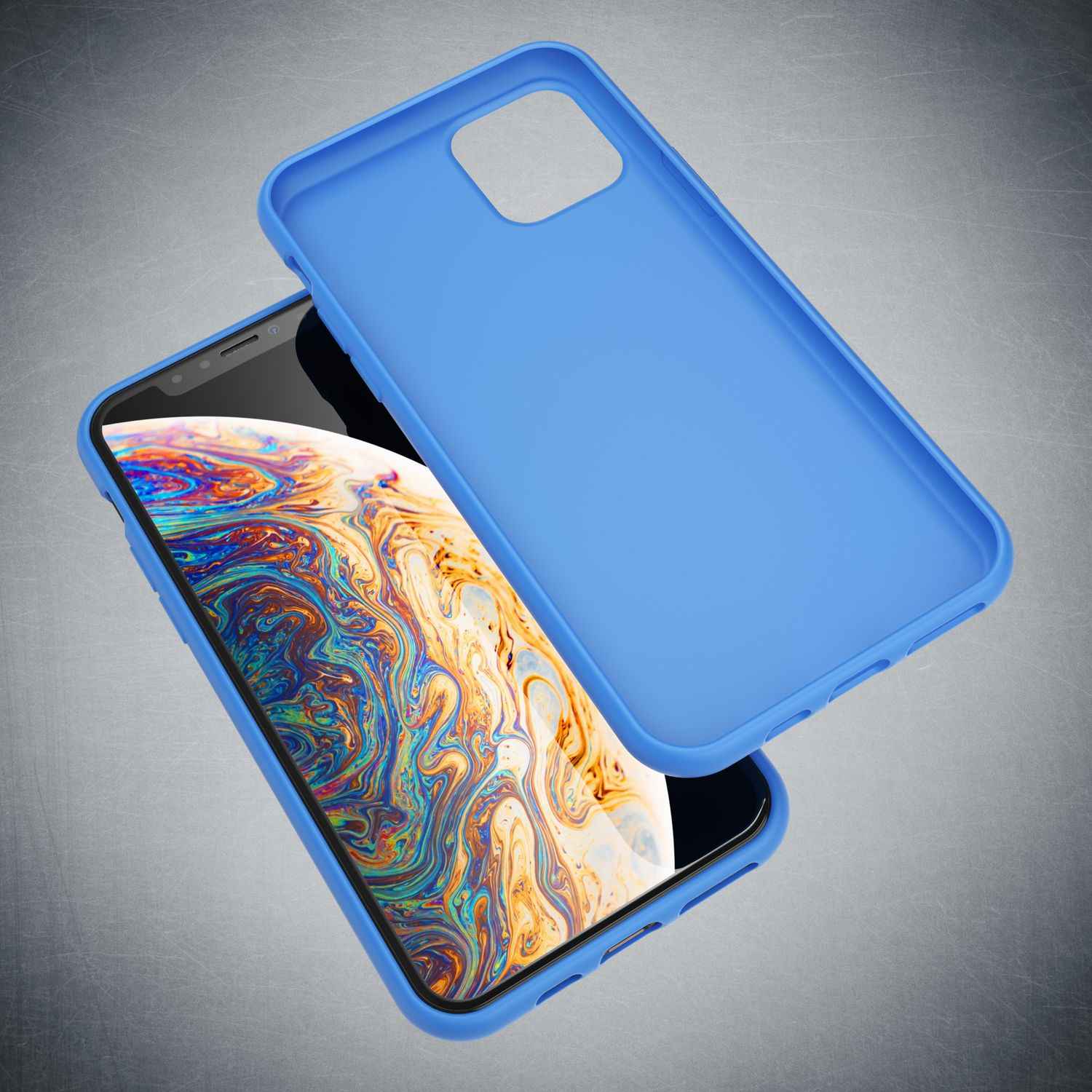 NALIA Neon Handy Hülle für iPhone 11 Pro Max, Soft case Silikon Bumper Cover