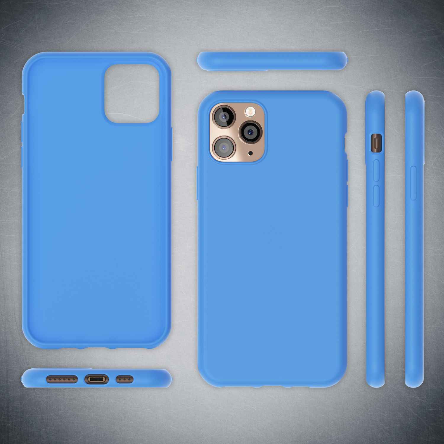 NALIA Neon Handy Hülle für iPhone 11 Pro Max, Soft case Silikon Bumper Cover