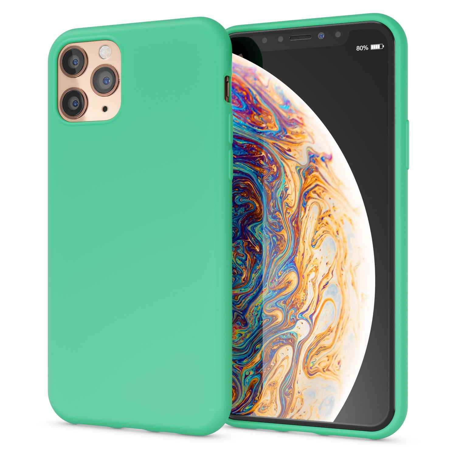 NALIA Neon Handy Hülle für iPhone 11 Pro Max, Soft case Silikon Bumper Cover