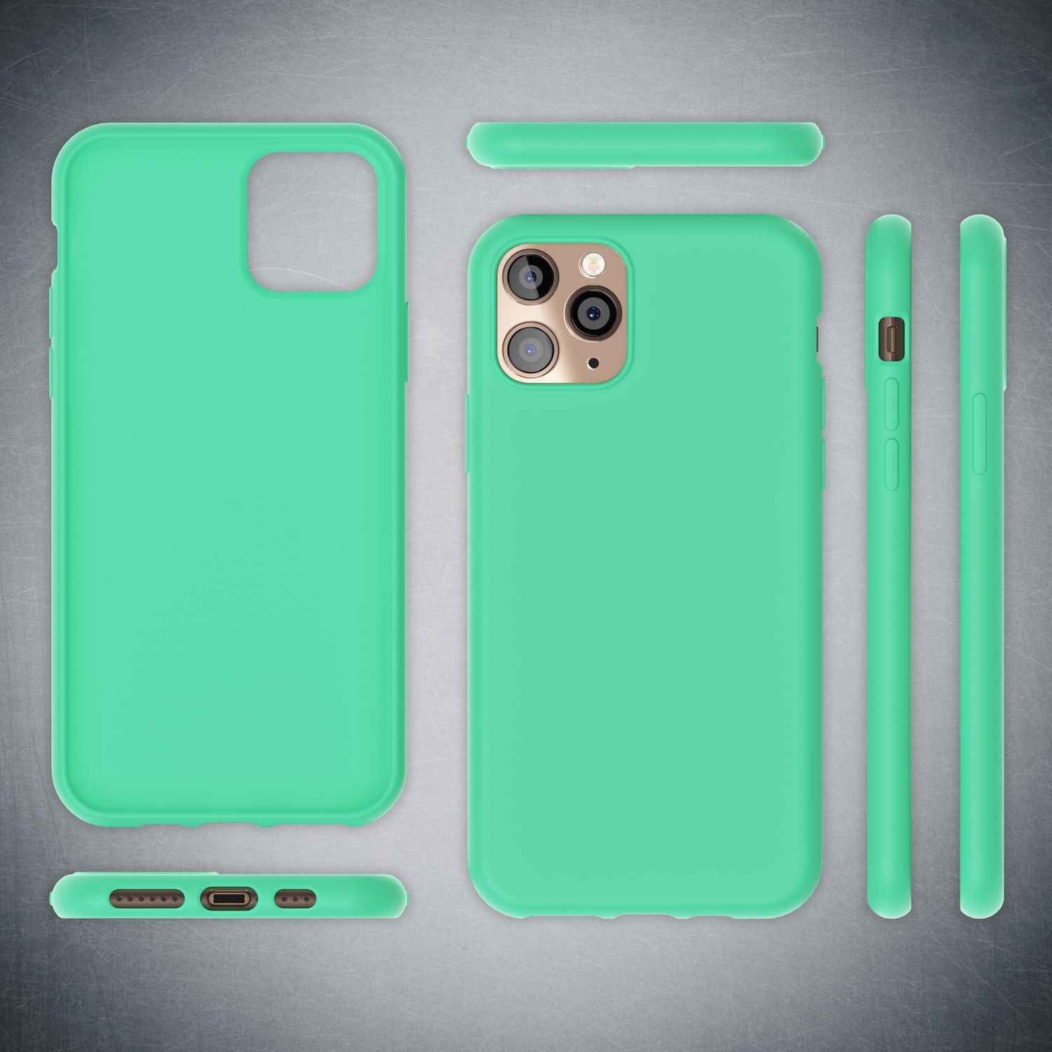NALIA Neon Handy Hülle für iPhone 11 Pro Max, Soft case Silikon Bumper Cover