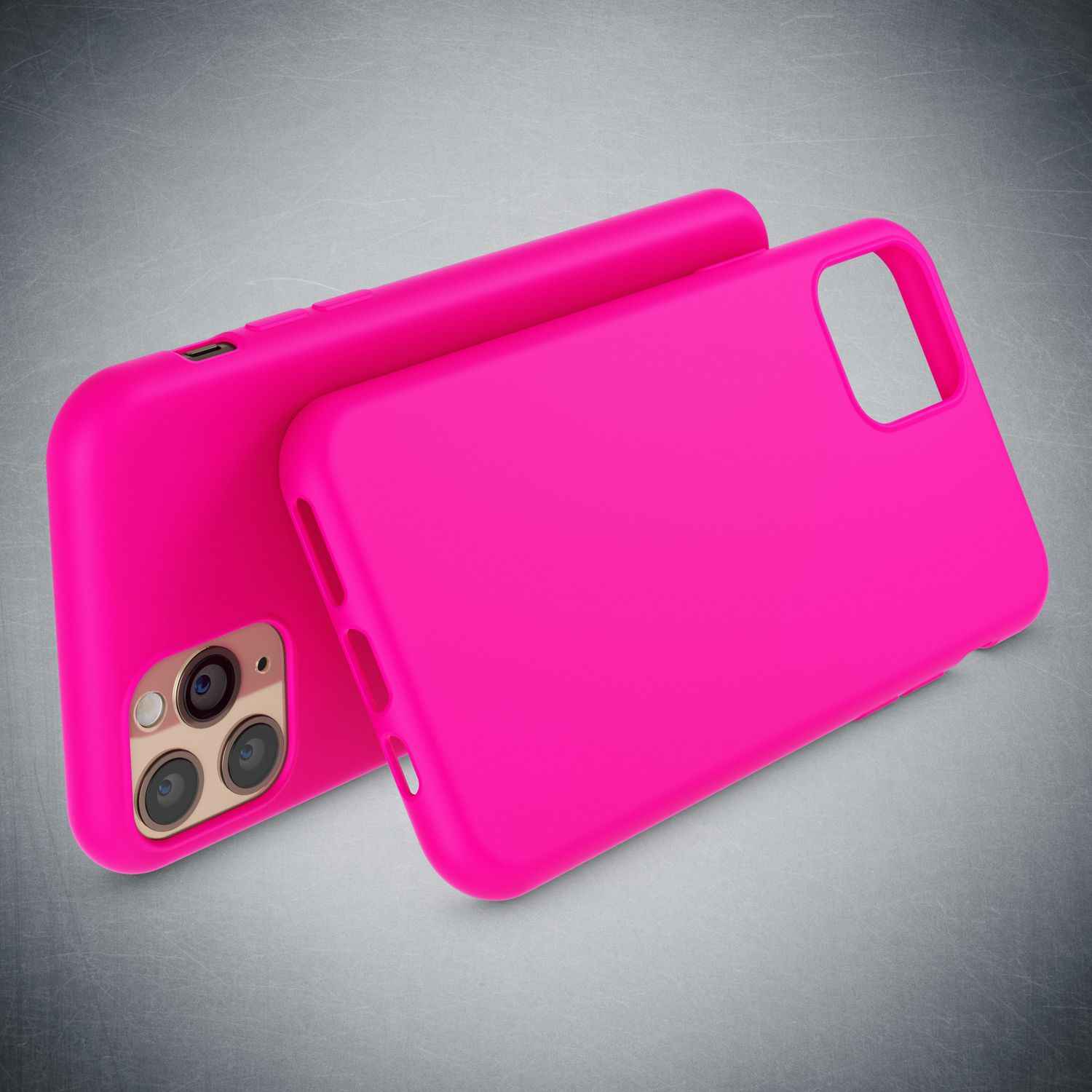 NALIA Neon Handy Hülle für iPhone 11 Pro Max, Soft case Silikon Bumper Cover