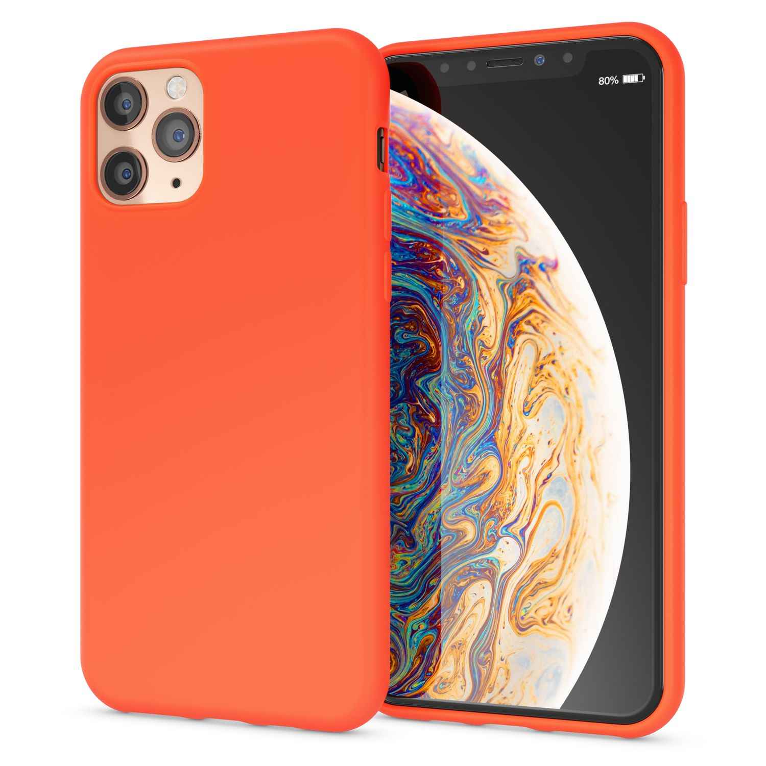 NALIA Neon Handy Hülle für iPhone 11 Pro Max, Soft case Silikon Bumper Cover