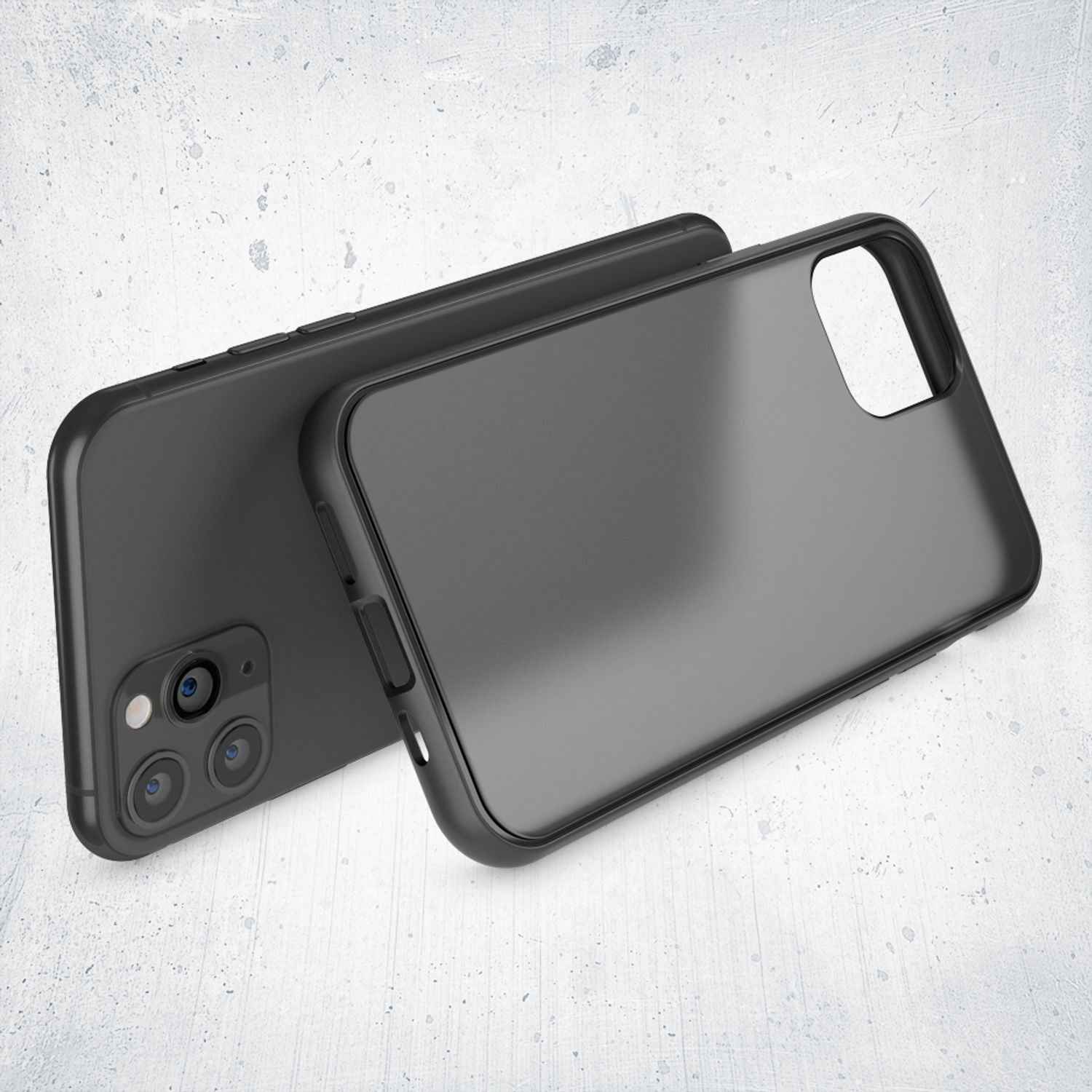 NALIA Handy Hülle für iPhone 11 Pro, Hard case & Silikon Bumper Cover Schutz