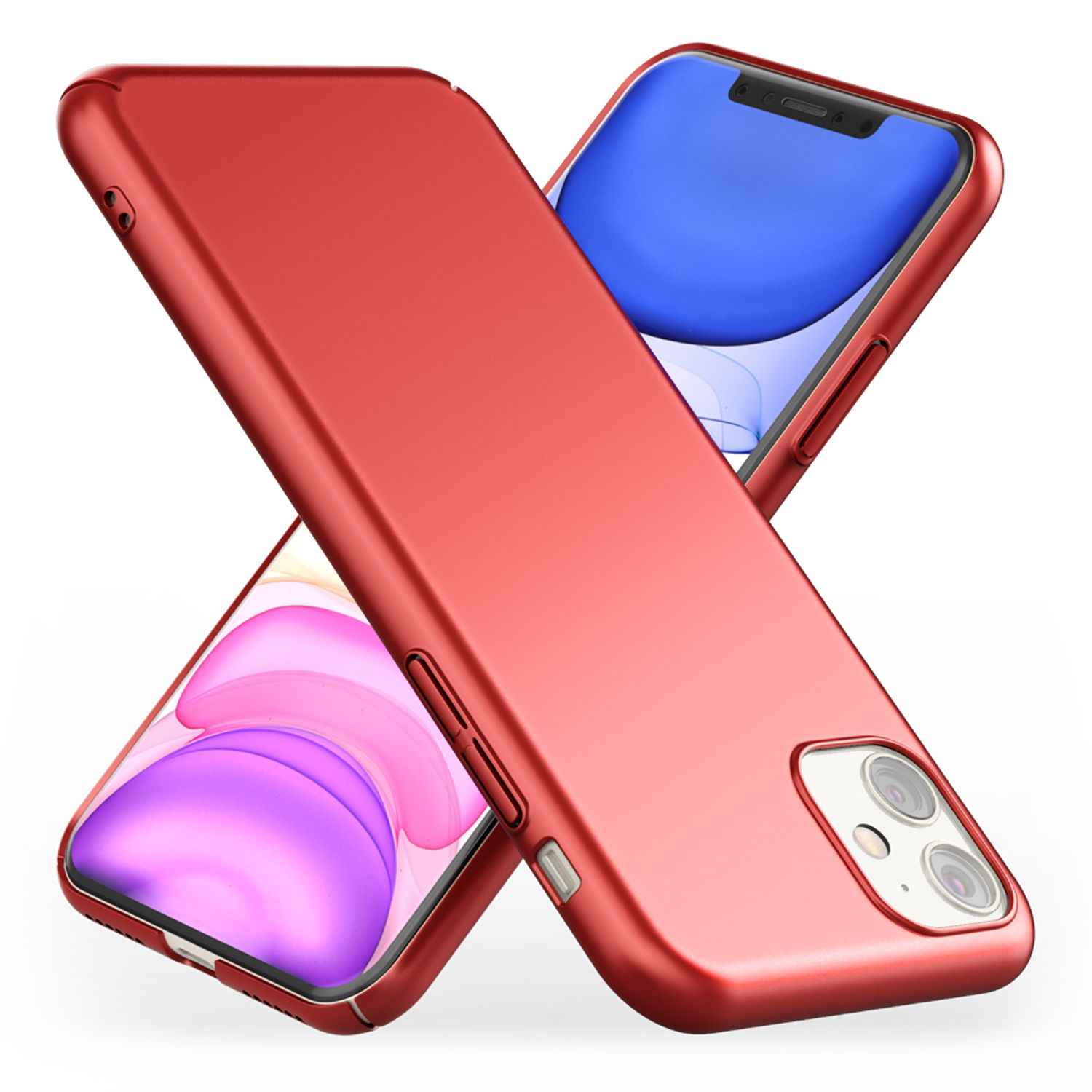 NALIA Handyhülle für iPhone 11, Schutz Case Cover Tasche Bumper Etui Schale