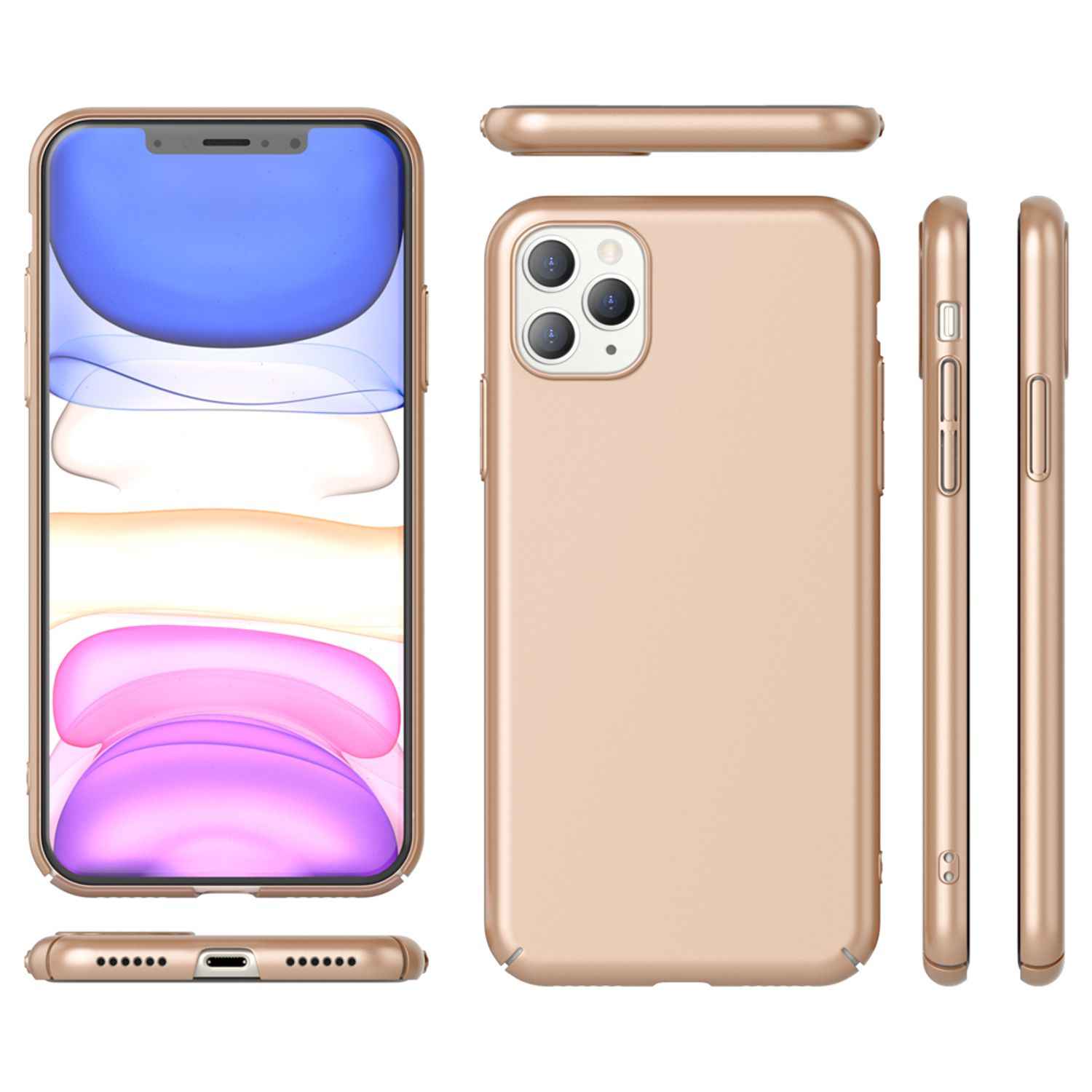 NALIA Handyhülle für iPhone 11, Schutz Case Cover Tasche Bumper Etui Schale