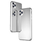 NALIA Spiegel Hart Glas Hülle für iPhone 11 Pro, Mirror Case 9H Tempered Cover