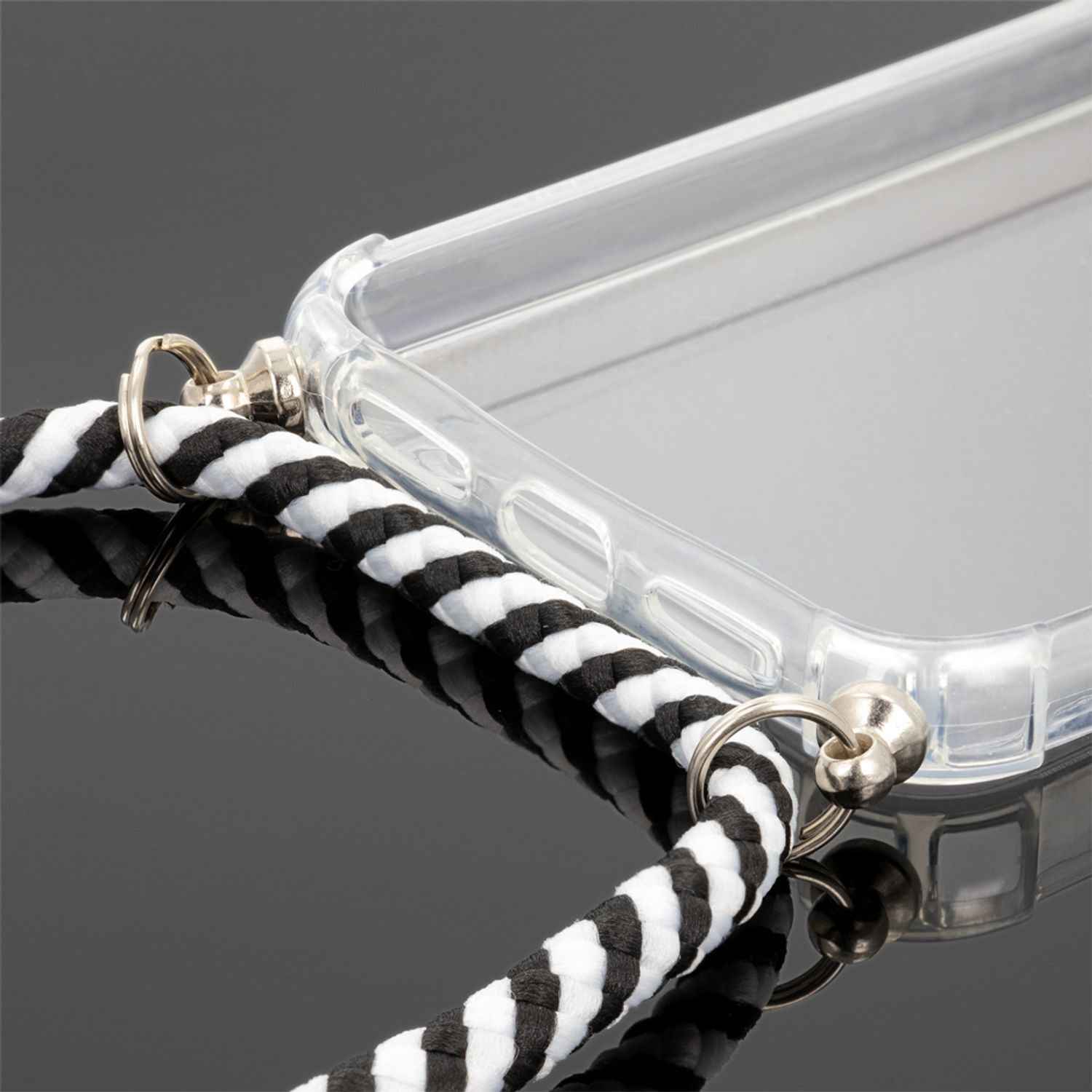 NALIA Handy Hülle mit Kette für iPhone 11 Pro Max Necklace Case mit Umhänge-Band