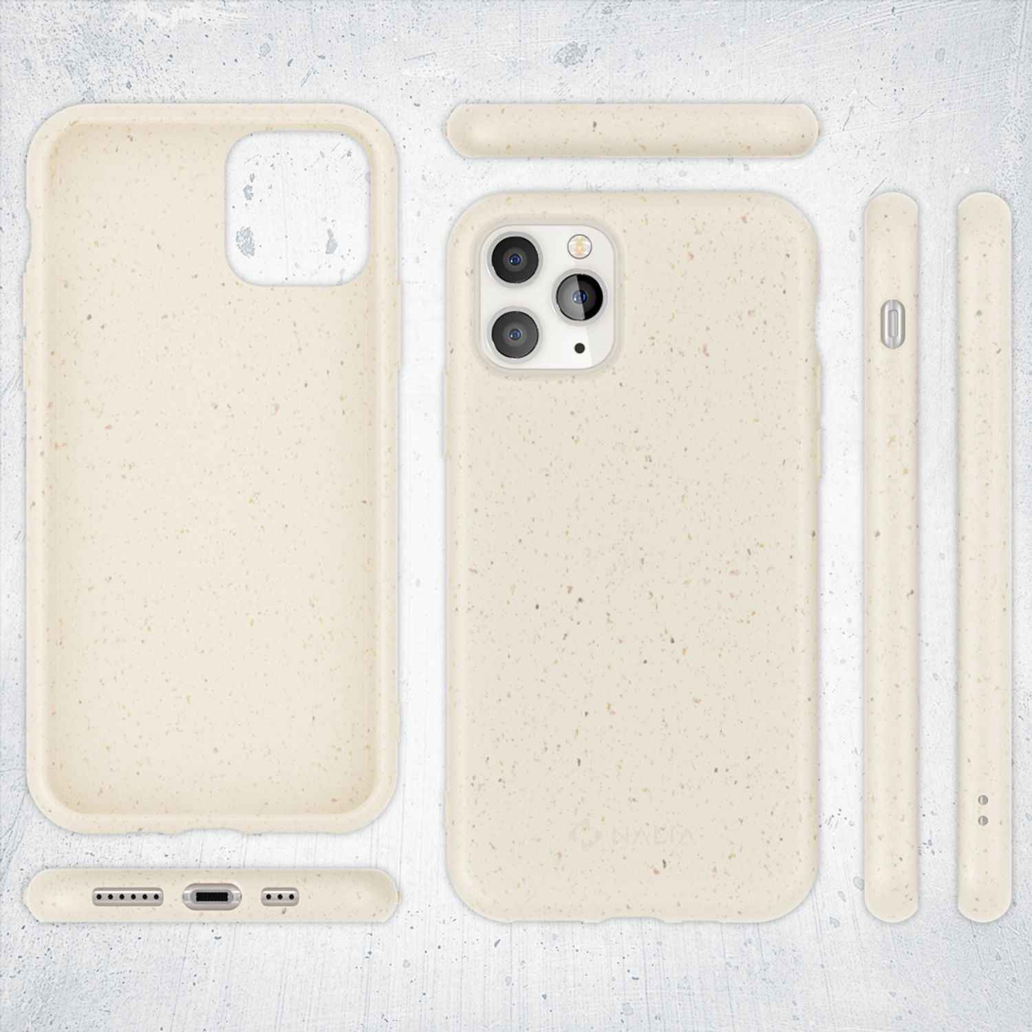 NALIA Bio Handy Hülle für iPhone 11 Pro Max, Nachhaltig Abbaubar Öko Case Cover