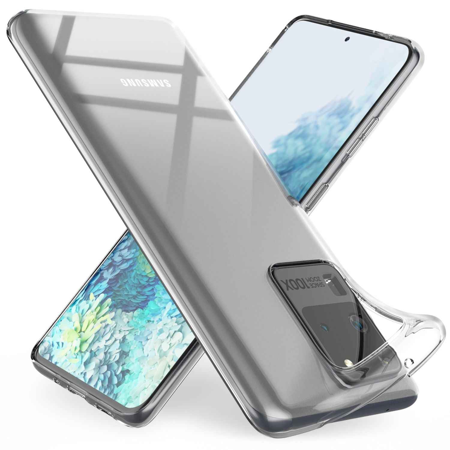 NALIA Handy Hülle für Samsung Galaxy S20 Ultra, Silikon Schutz Case Cover Tasche
