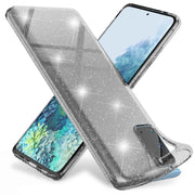 NALIA Glitzer Handyhülle für Samsung Galaxy S20, Silikon Handy Schutz Hülle Tasche