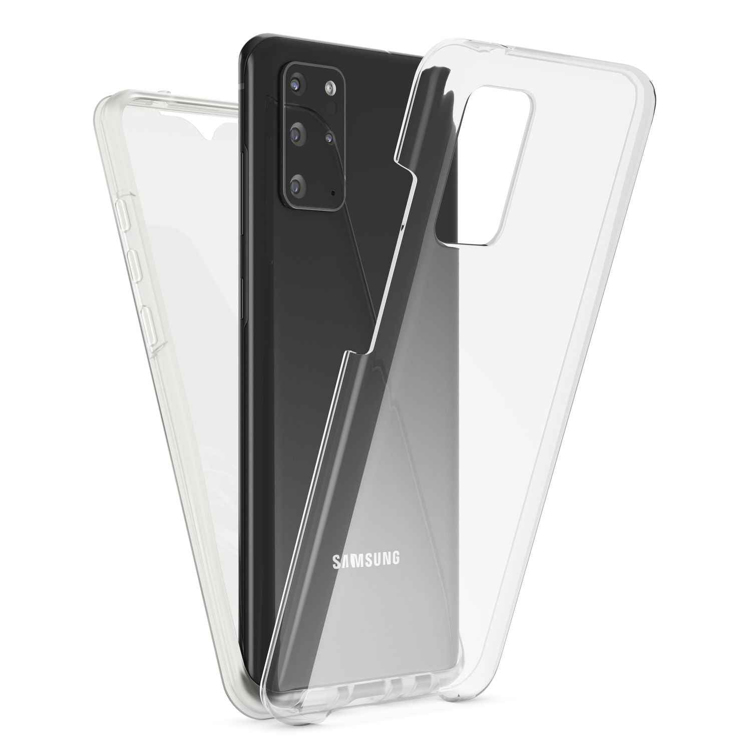 NALIA 360 Grad Handy Hülle für Samsung Galaxy S20 Plus, Full Cover Case Bumper