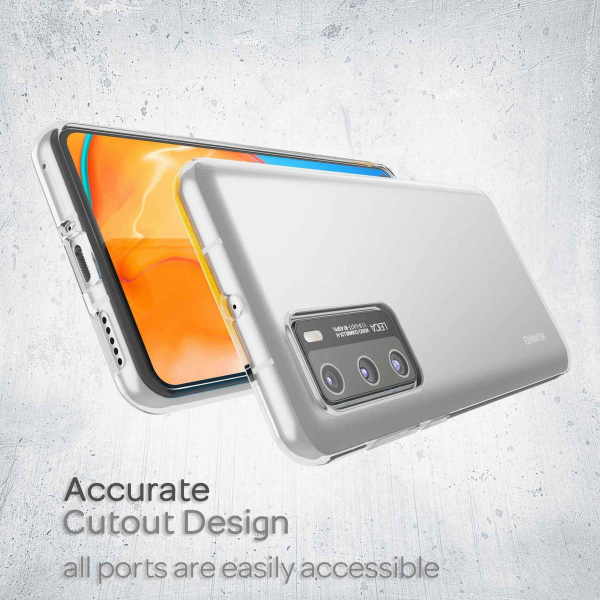 NALIA Handyhülle für Huawei P40 Hülle, Dünne Silikon Schutzhülle Phone Case Soft