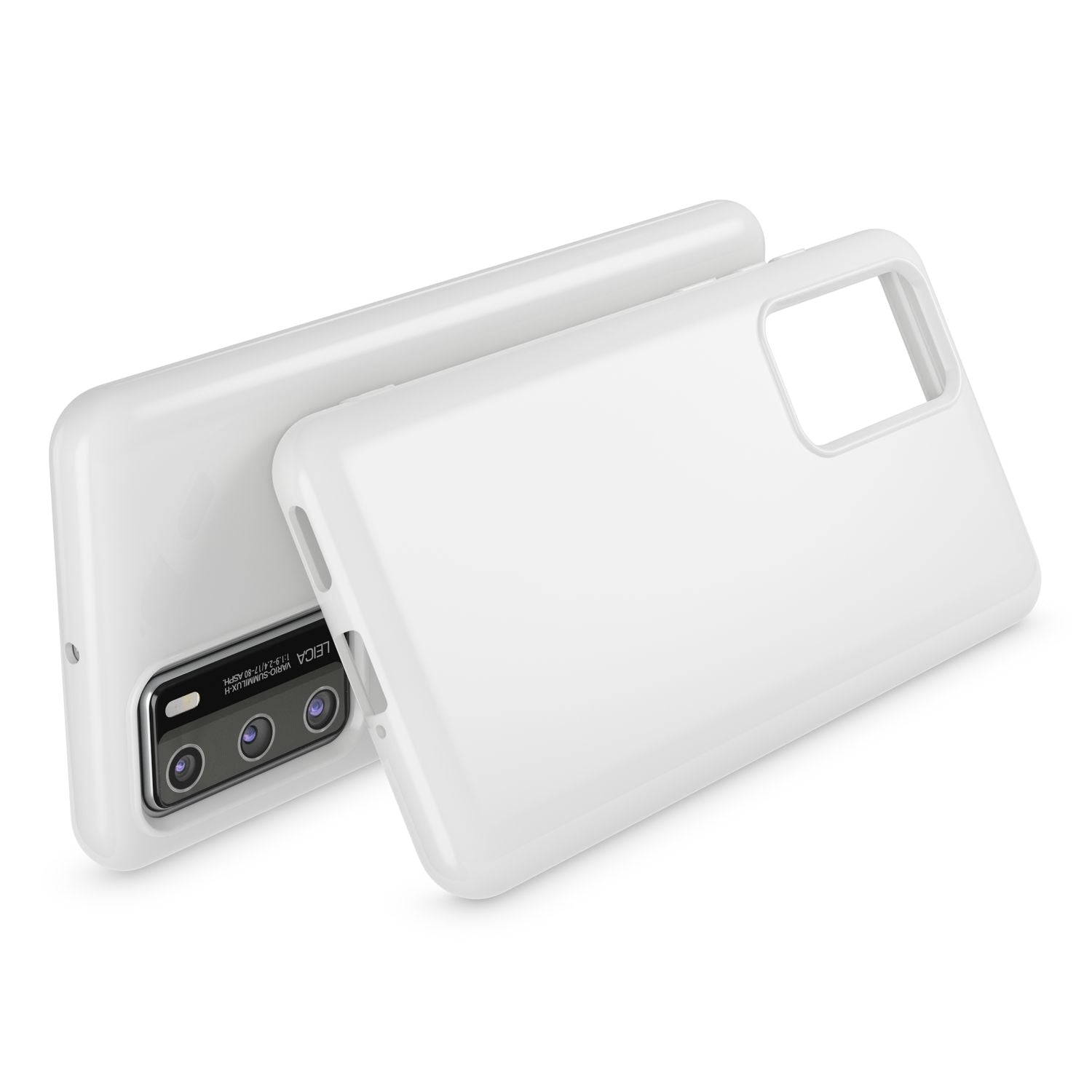 Handyhülle für Huawei P40 TPU Silikon Slim Case schwarz | NALIA Berlin