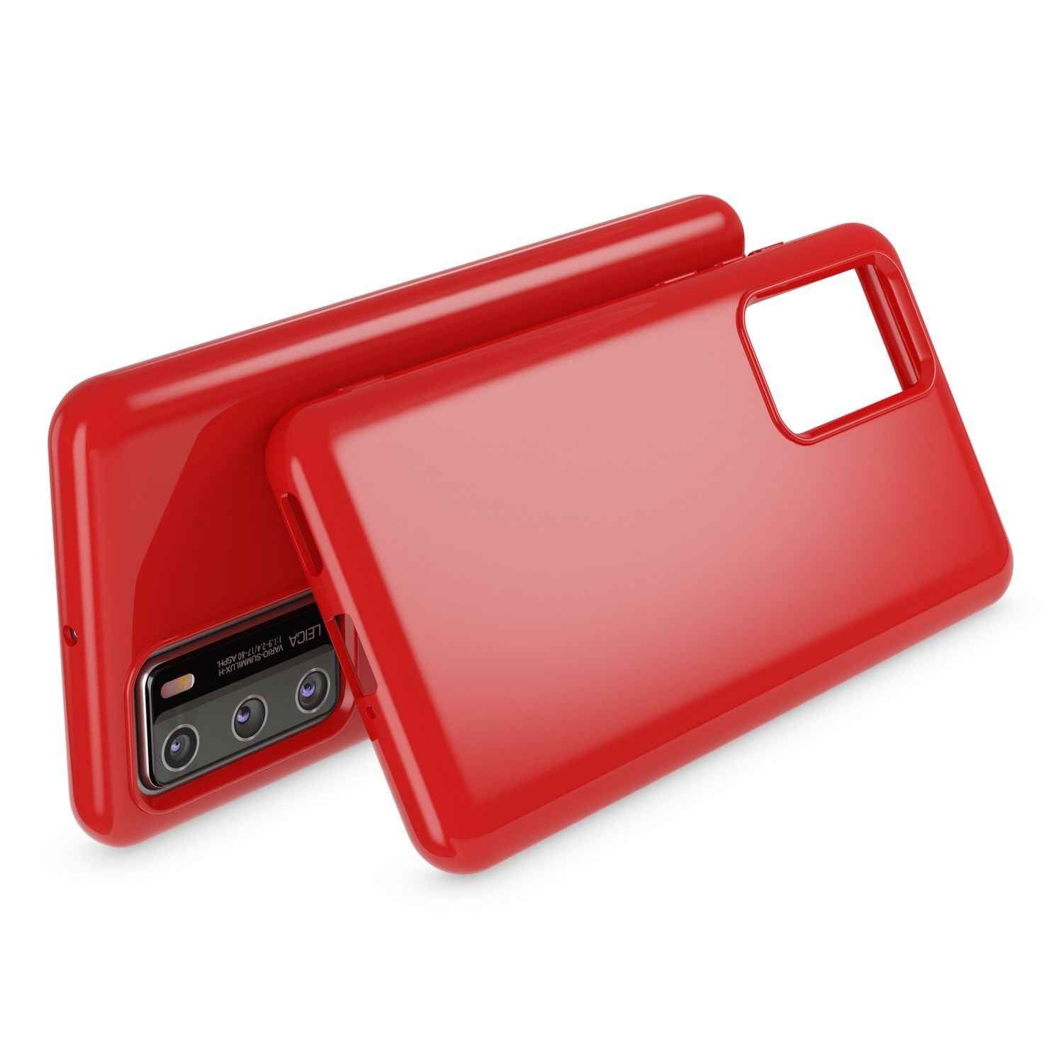NALIA Handy Hülle für Huawei P40, Slim Case Silikon Schutzhülle Cover TPU Bumper