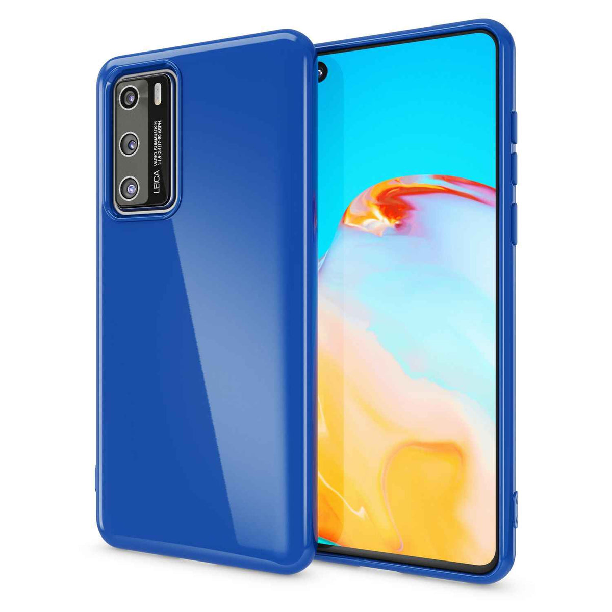 NALIA Handy Hülle für Huawei P40, Slim Case Silikon Schutzhülle Cover TPU Bumper