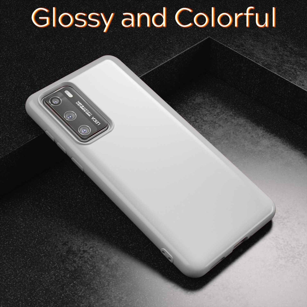 NALIA Handy Hülle für Huawei P40, Slim Case Silikon Schutzhülle Cover TPU Bumper