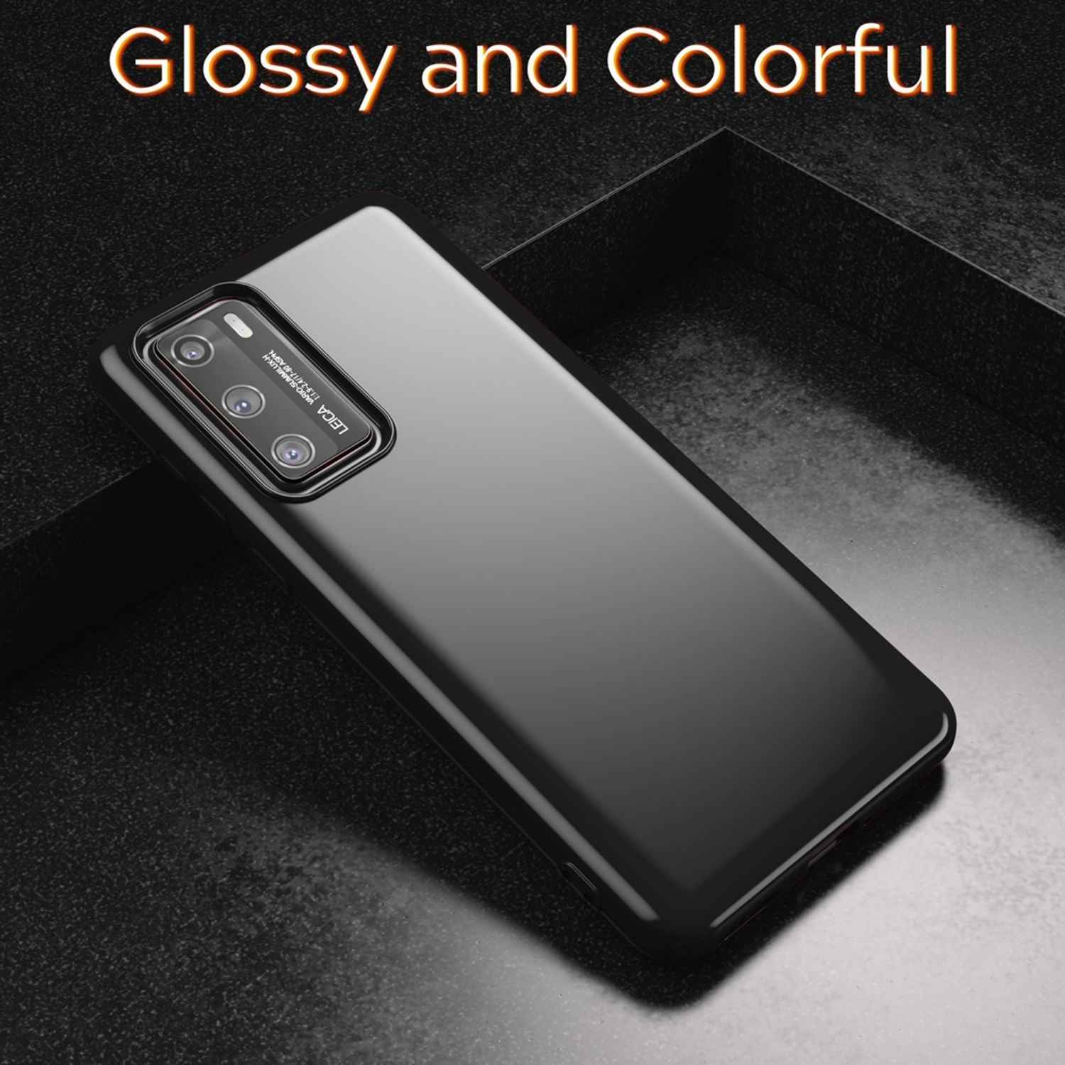 NALIA Handy Hülle für Huawei P40, Slim Case Silikon Schutzhülle Cover TPU Bumper