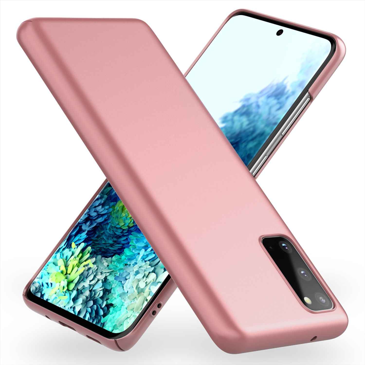 NALIA Hard Case für Samsung Galaxy S20, Dünne Handy Hülle Cover Bumper Tasche