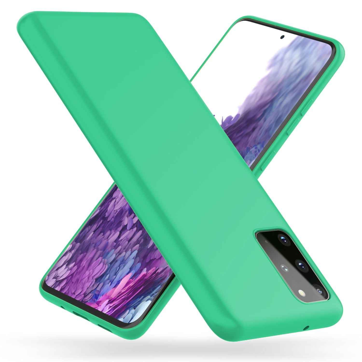 NALIA Neon Handy Hülle für Samsung Galaxy S20 Plus, Silikon Case Phone Cover
