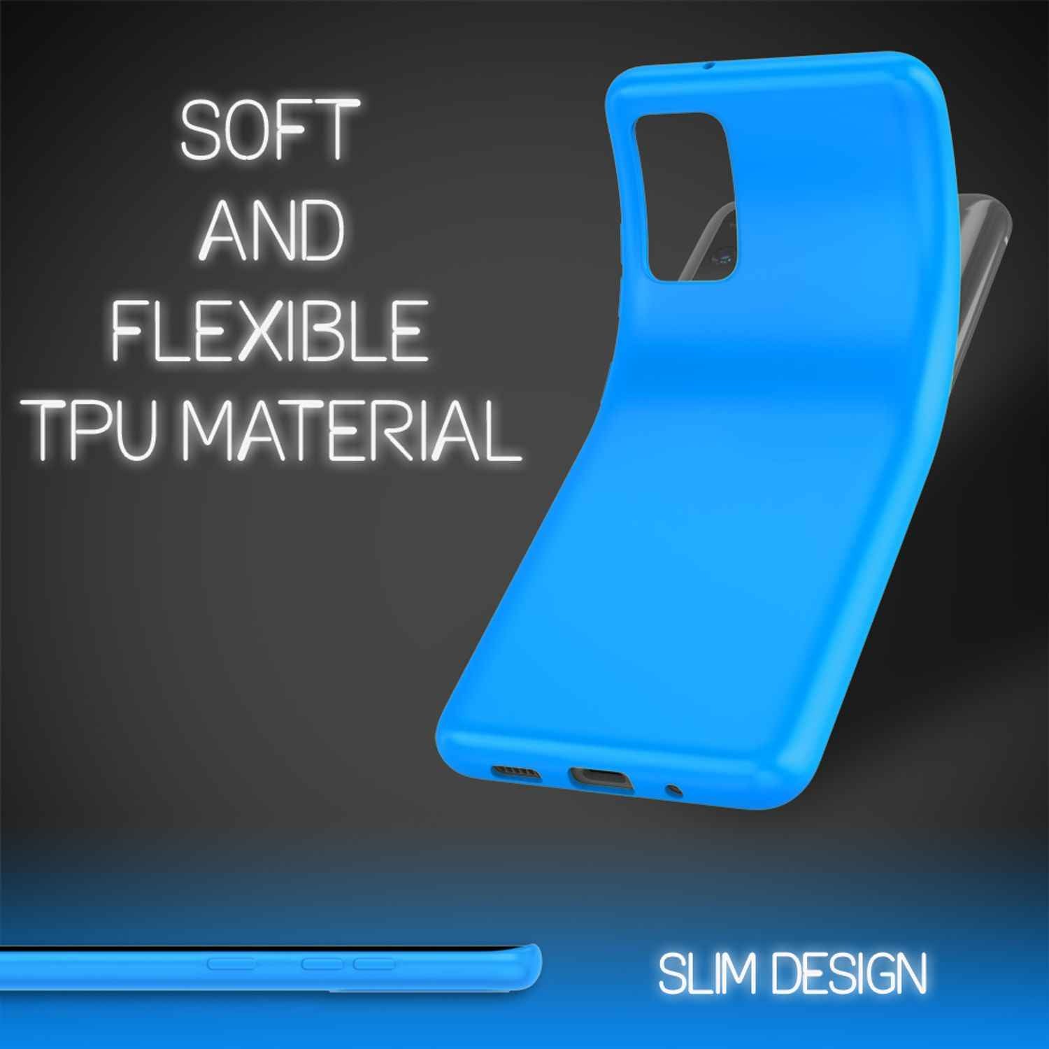 NALIA Neon Handy Hülle für Samsung Galaxy S20 Plus, Silikon Case Phone Cover