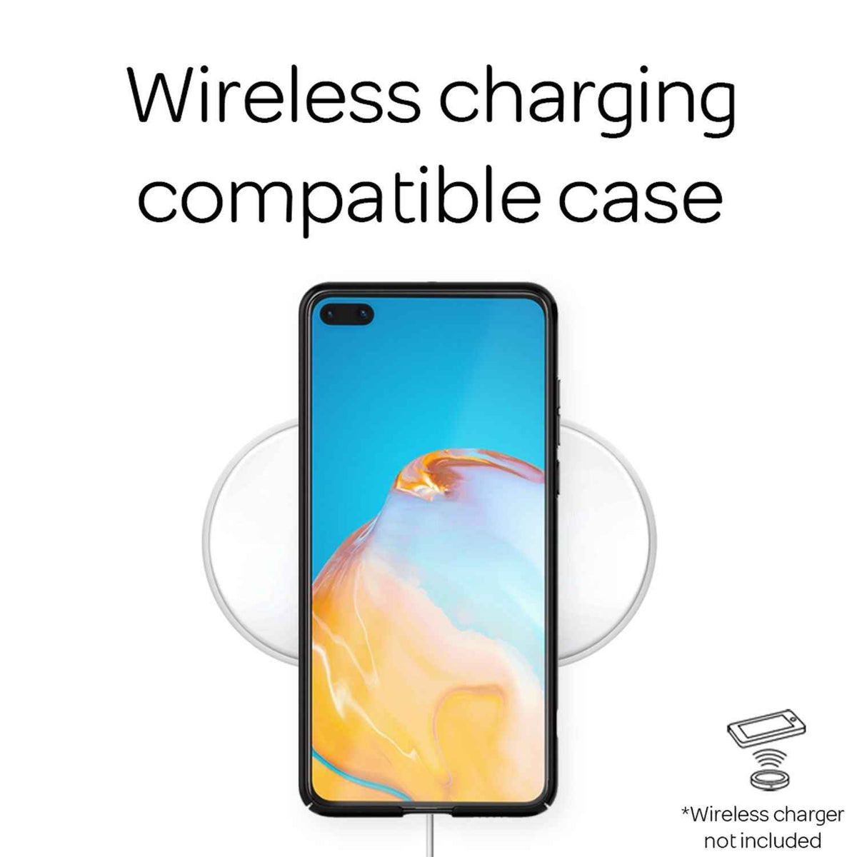 NALIA Hard Case für Huawei P40, Dünne Handy Hülle Mattes Cover Schutz Bumper