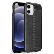 NALIA Leder Case für iPhone 12 mini, Silikon Handy Hülle Schutz Tasche Cover TPU