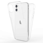 NALIA 360° Handy Hülle für iPhone 12 / 12 Pro, Case Cover Display Schutz Bumper