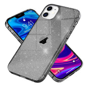 NALIA Glitzer Hülle für iPhone 12 mini, Bling Handy Cover Glitter Case Schutz