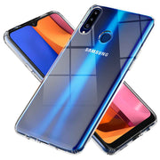 NALIA Klare Handy Hülle für Samsung Galaxy A20s, Clear Case Cover Schutz Tasche