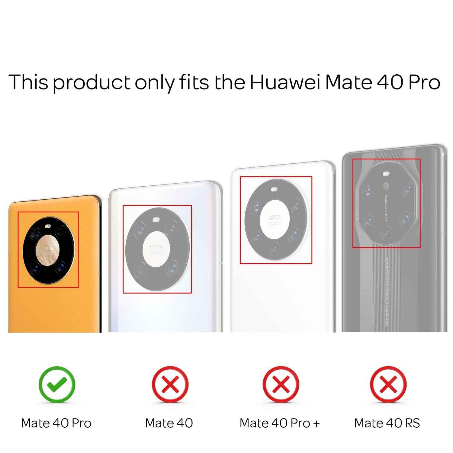 NALIA Klare Handy Hülle für Huawei Mate 40 Pro, Case Cover Schutz Tasche Bumper