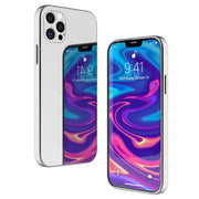 NALIA Spiegel Hartglas Hülle für iPhone 12 Pro Max, Mirror Hard-Case Bumper