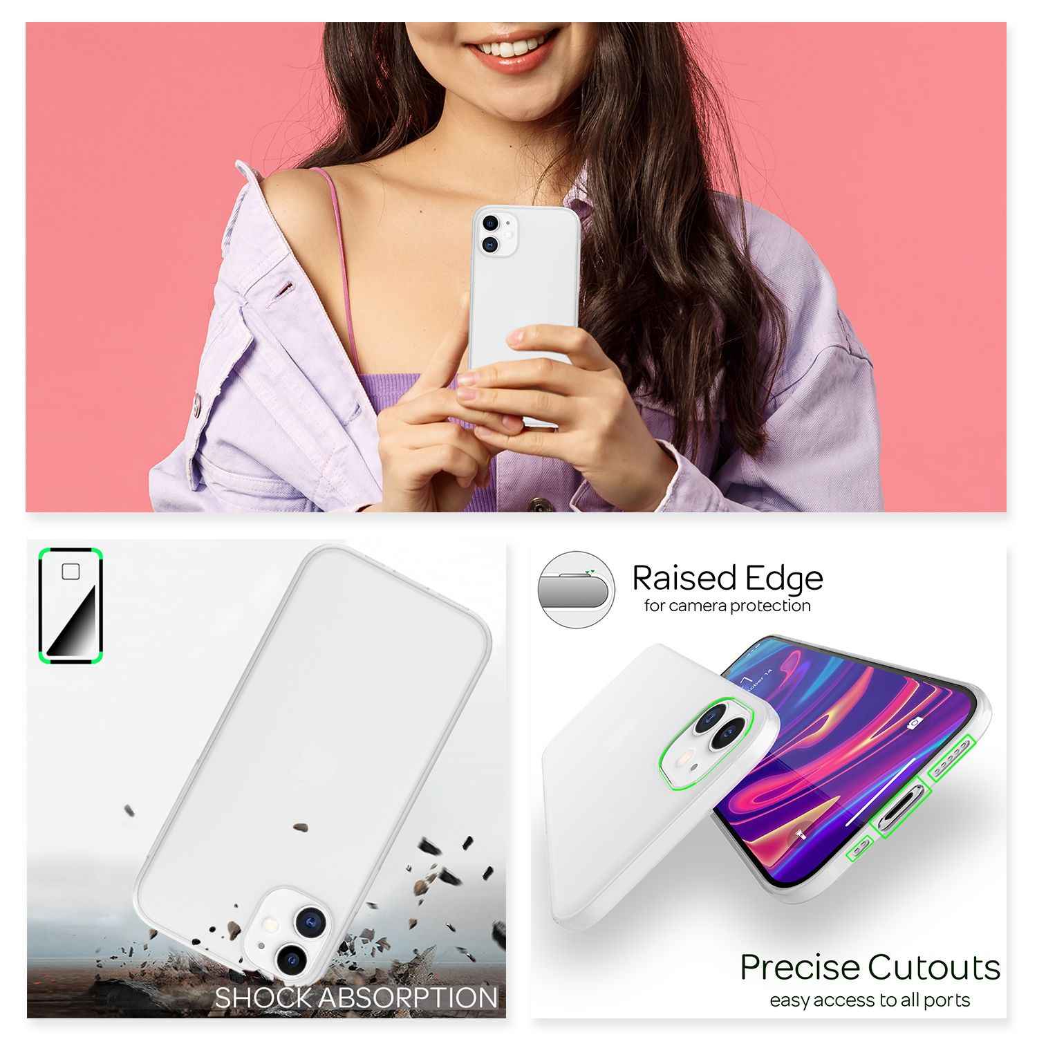 NALIA Extra Dünn Hard Case für iPhone 12 Mini, Ultra Slim Handy Hülle Cover Etui