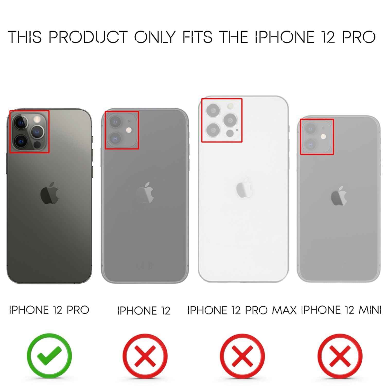 NALIA Klare Neon Handy Hülle für iPhone 12 Pro, Bunt Durchsichtig Case Cover TPU