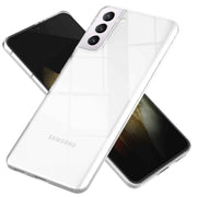 NALIA Handy Hülle für Samsung Galaxy S21, Durchsichtiger Silikon Schutz Bumper