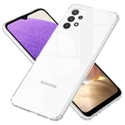 NALIA Klare Handy Hülle für Samsung Galaxy A32 5G, Transparent Hard Back Cover