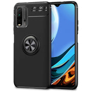 NALIA Ring Handyhülle für Xiaomi Redmi 9T, Silikon Cover Schutz Tasche Case Etui